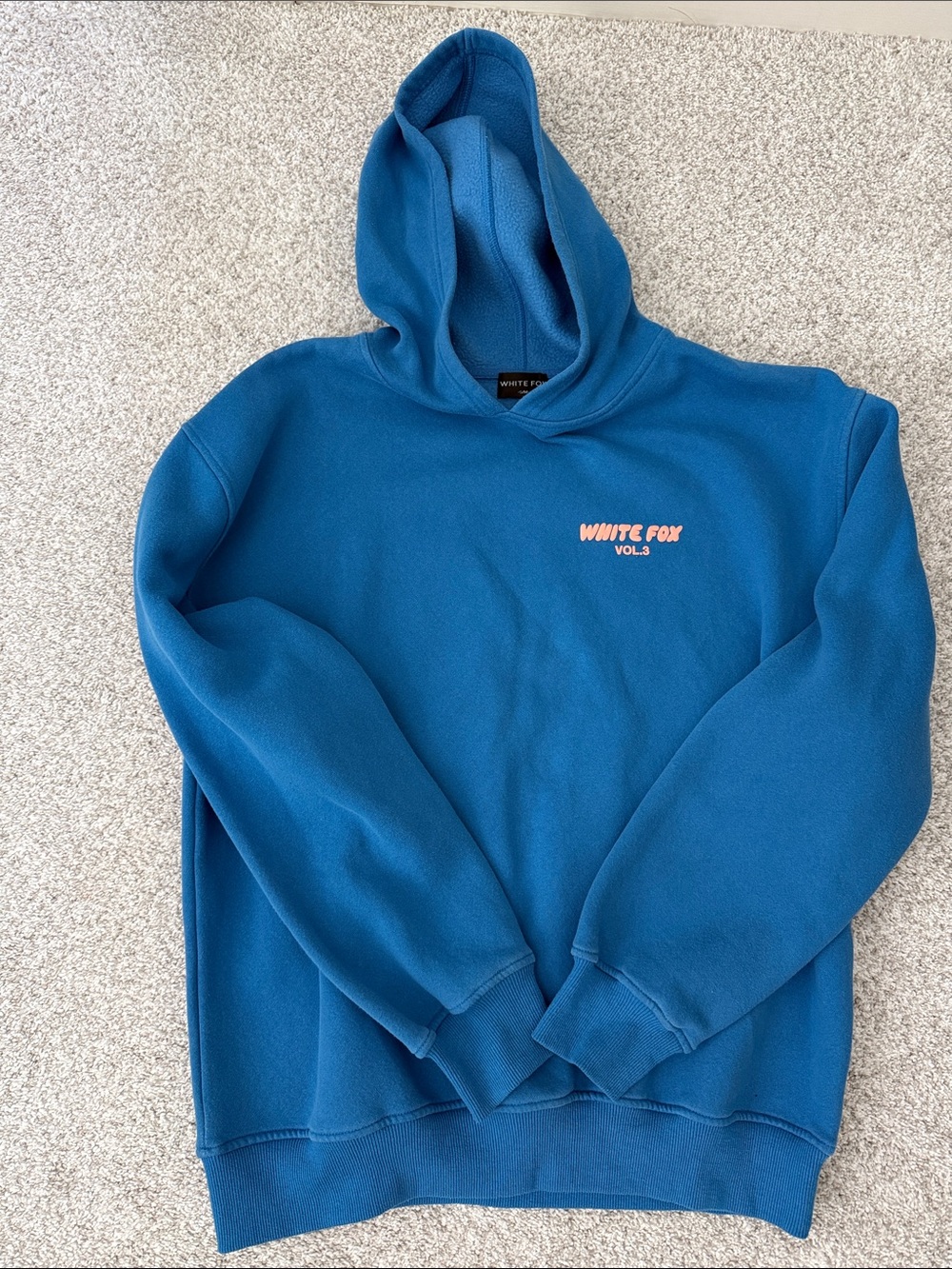 White Fox Volume 3 Blue and Pink Hoodie Sweatshirt